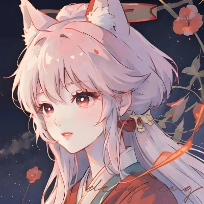 情头情侣双人一人一半动漫