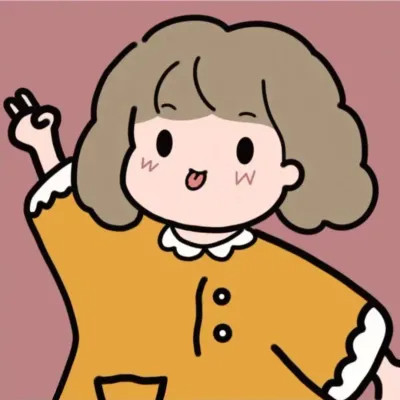 可爱又明显的卡通情侣头像图片