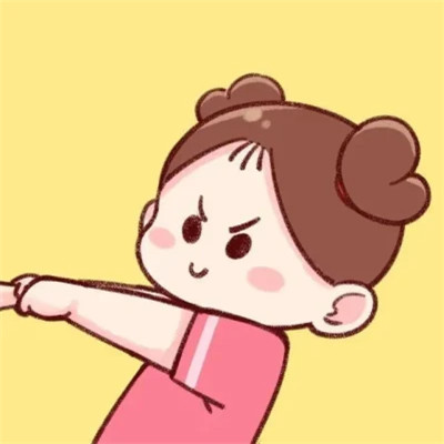 可爱又明显的卡通情侣头像图片