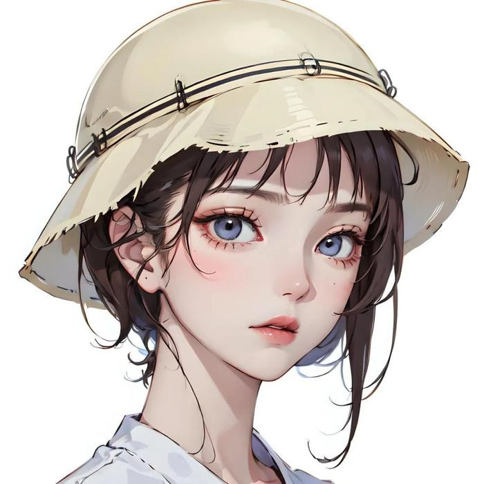 好看的AI绘画头像图片