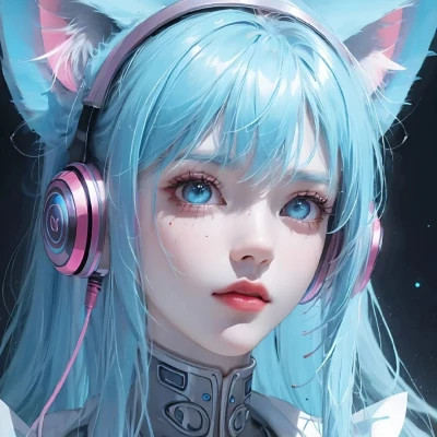 炫酷的女生头像电竞少女动漫高清图片