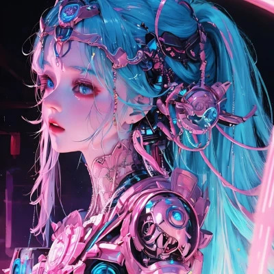 炫酷的女生头像电竞少女动漫高清图片