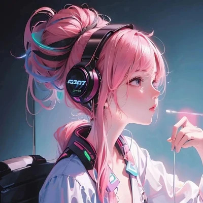 炫酷的女生头像电竞少女动漫高清图片
