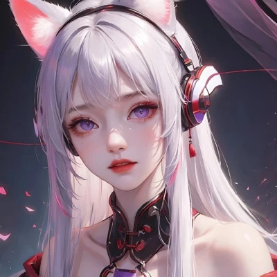 炫酷的女生头像电竞少女动漫高清图片