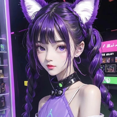 炫酷的女生头像电竞少女动漫高清图片