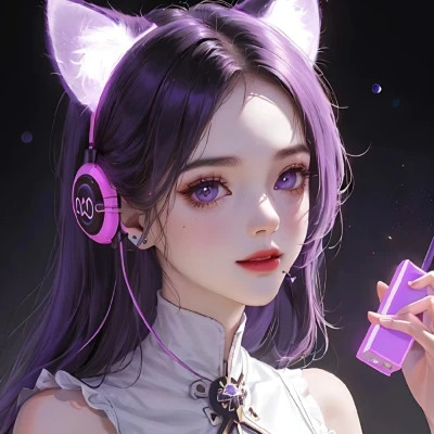 炫酷的女生头像电竞少女动漫高清图片