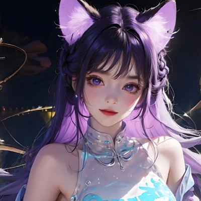 炫酷的女生头像电竞少女动漫高清图片
