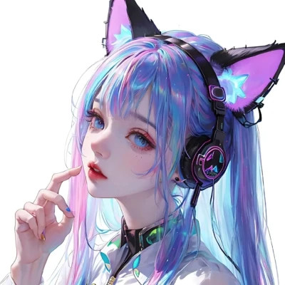 炫酷的女生头像电竞少女动漫高清图片