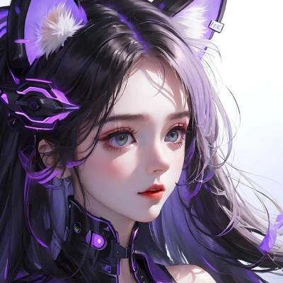 炫酷的女生头像电竞少女动漫高清图片