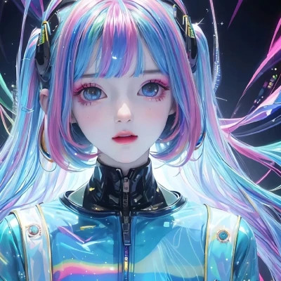 炫酷的女生头像电竞少女动漫高清图片