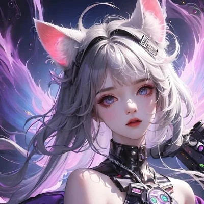 炫酷的女生头像电竞少女动漫高清图片