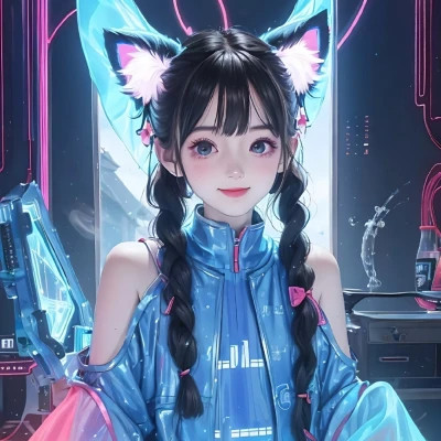 炫酷的女生头像电竞少女动漫高清图片