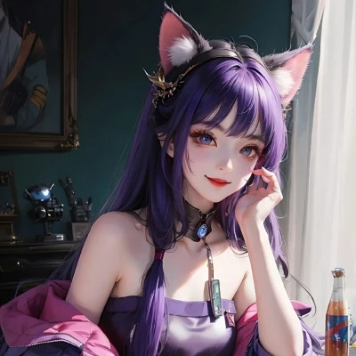 炫酷的女生头像电竞少女动漫高清图片