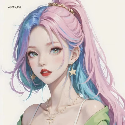 女生头像图片ai高清