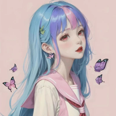 女生头像图片ai高清