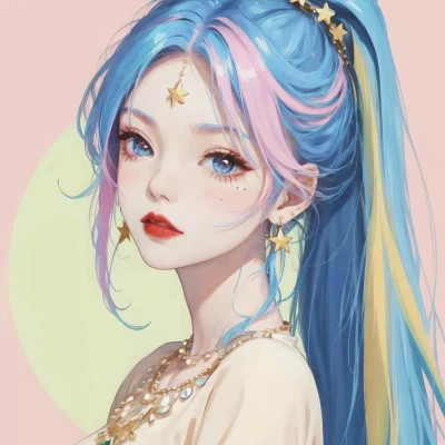 女生头像图片ai高清