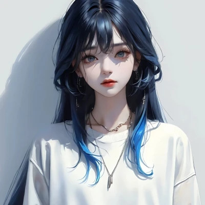 二次元女生ai绘画图片头像