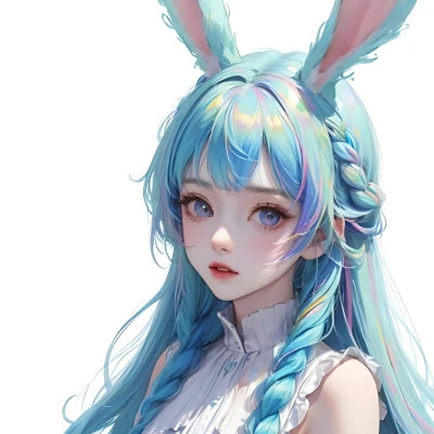 二次元女生ai绘画图片头像