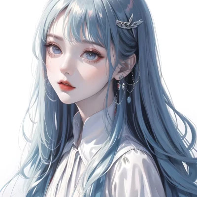 二次元女生ai绘画图片头像