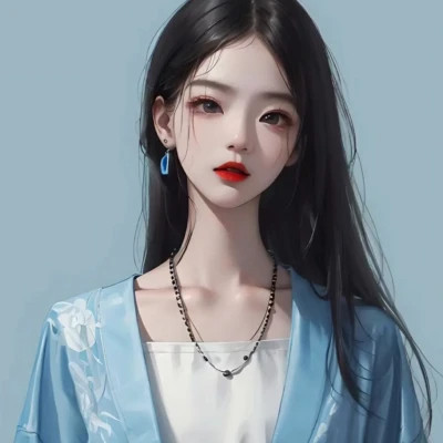 二次元女生ai绘画图片头像