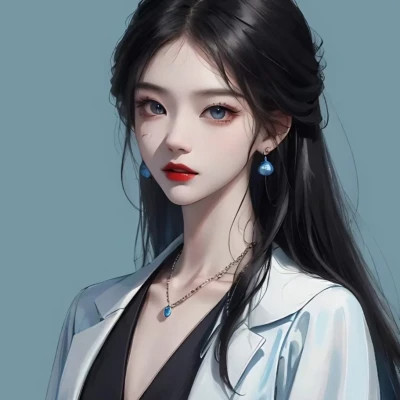 二次元女生ai绘画图片头像