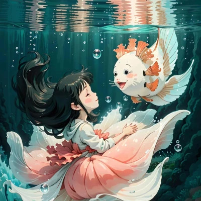 超治愈女生头像动漫高清图片