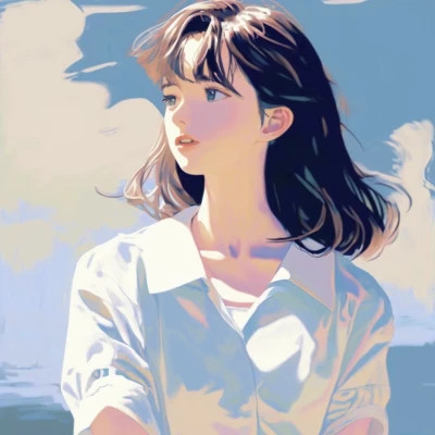 温柔治愈系动漫女头图片