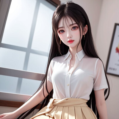 微信头像清纯美女手绘动漫图片