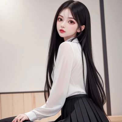 微信头像清纯美女手绘动漫图片