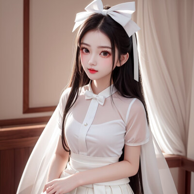 微信头像清纯美女手绘动漫图片