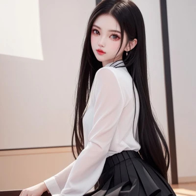 微信头像清纯美女手绘动漫图片
