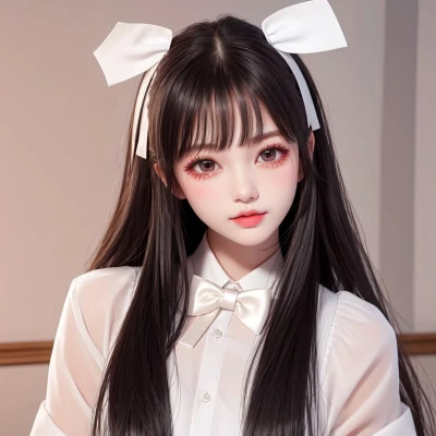 微信头像清纯美女手绘动漫图片
