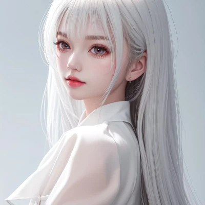 微信头像清纯美女手绘动漫图片