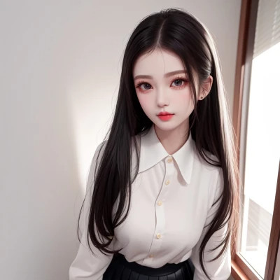 微信头像清纯美女手绘动漫图片
