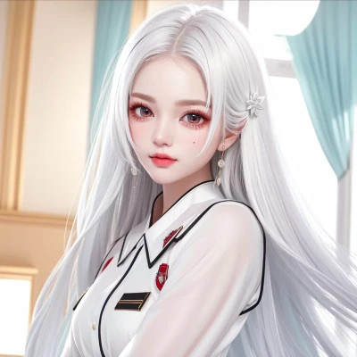 微信头像清纯美女手绘动漫图片