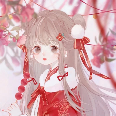 唯美古风美女动漫手绘头像图片