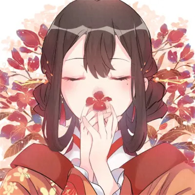 唯美古风美女动漫手绘头像图片