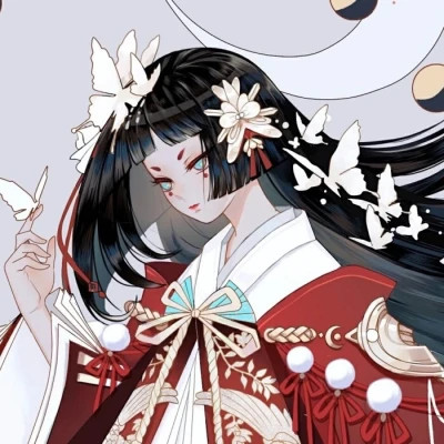 唯美古风美女动漫手绘头像图片