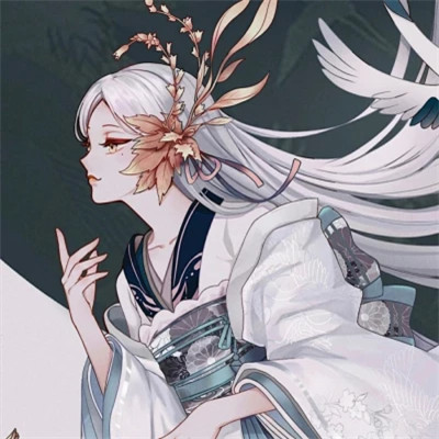 唯美古风美女动漫手绘头像图片