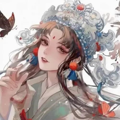 古风漫画头像女