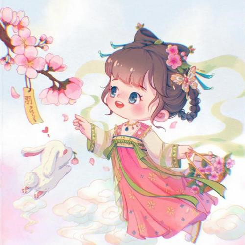 古风漫画头像女