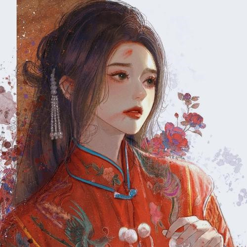 古风漫画头像女