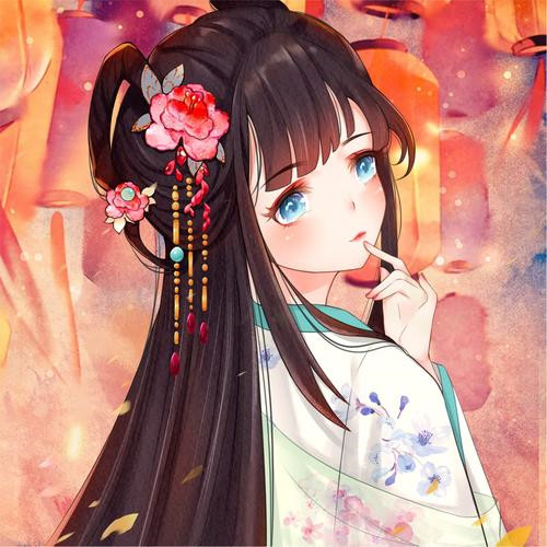 古风漫画头像女
