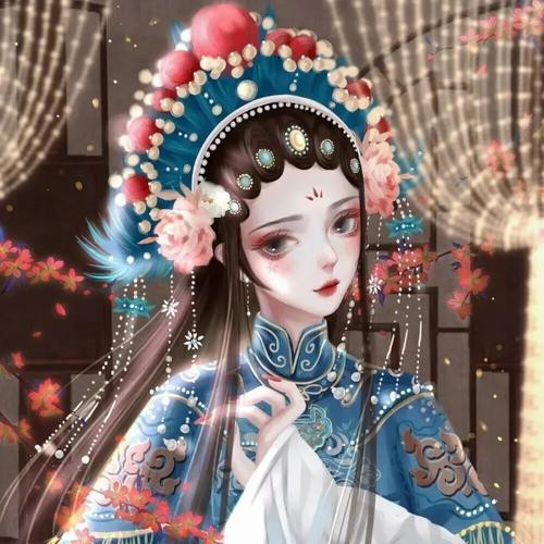 古风漫画头像女