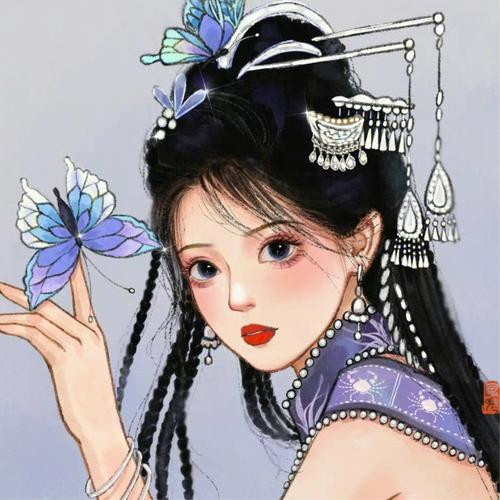 惊艳绝美仙气古风动漫女生头像图片