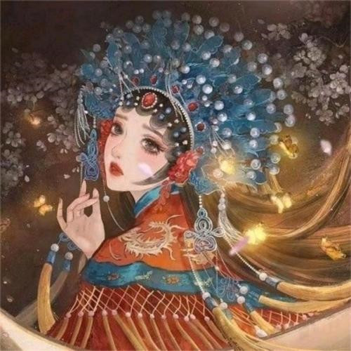 惊艳绝美仙气古风动漫女生头像图片
