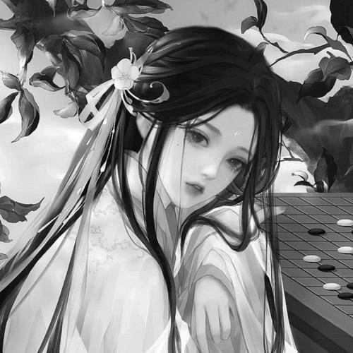 古风黑白高级女头真人图片