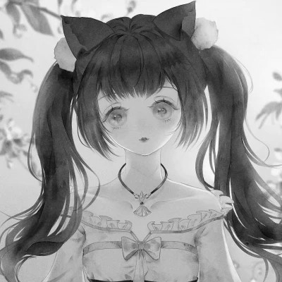 古风漫画女头黑白动漫优质图片