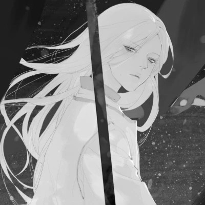 古风漫画女头黑白动漫优质图片