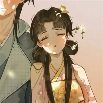高清动漫情侣头像一对图片
